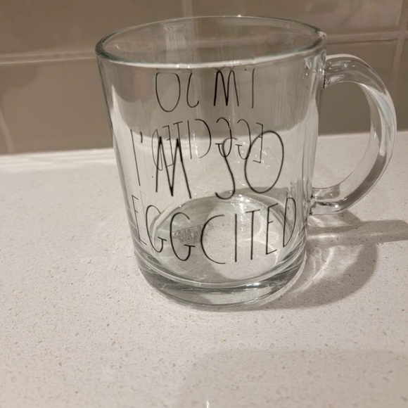 Clear Glass Mugs Rae Dunn - Picture 2 of 2